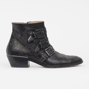 Chloé Black Susanna Studded Boot